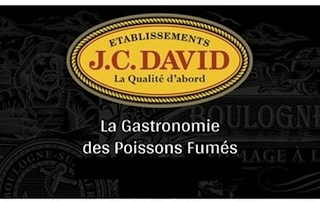 ETABLISSEMENTS J.C. DAVID LA QUALITÉ D'ABORD LA GASTRONOMIE DES POISSONS FUMÉS logo