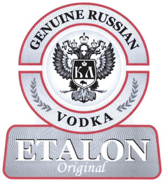 ETALON ORIGINAL GENUINE RUSSIAN VODKA logo