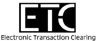 ETC ELECTRONIC TRANSACTION CLEARING logo