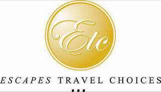ETC ESCAPES TRAVEL CHOICES logo
