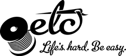 ETC LIFE'S HARD. BE EASY. logo