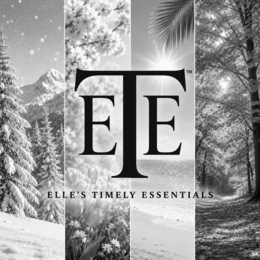 ETE ELLE'S TIMELY ESSENTIALS logo