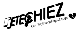 ETECHIEZ CAN FIX EVERYTHING...EXCEPT logo
