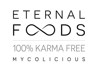 ETERNAL FOODS 100% KARMA FREE MYCOLICIOUS logo