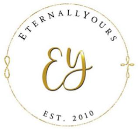 ETERNALLY YOURS EY EST. 2010 logo