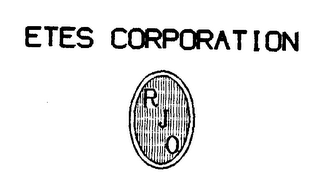 ETES CORPORATION R J O logo