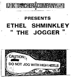 ETHEL SHMINKLEY "THE JOGGER" logo
