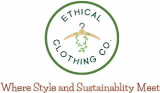ETHICAL CLOTHING CO. WHERE STYLE AND SUSTAINABILITY MEET logo