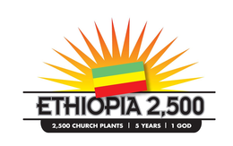 ETHIOPIA 2,500 2,500 CHURCH PLANTS 5 YEARS 1 GOD logo
