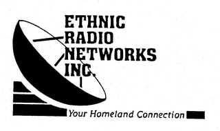 ETHNIC RADIO NETWORKS INC. YOUR HOMELAND CONNECTION logo
