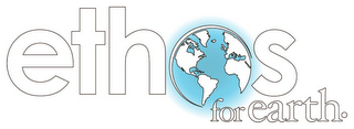 ETHOS FOR EARTH. logo