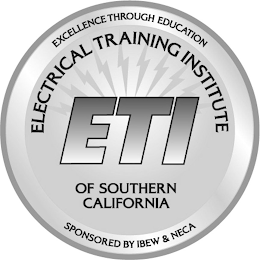 ETI ELECTRICAL TRAINING INSTITUTE OF SOUTHERN CALIFORNIA EXCELLENCE THROUGH EDUCATION SPONSORED BY IBEW & NECA logo