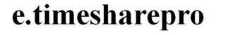 E.TIMESHAREPRO logo