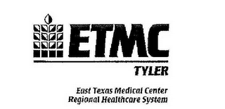 ETMC TYLER EAST TEXAS MEDICAL CENTER REGIONAL HEALTHCARE SYSTEM logo