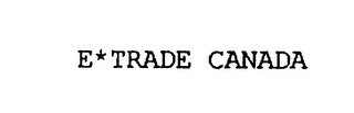 E*TRADE CANADA logo
