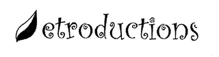 ETRODUCTIONS logo