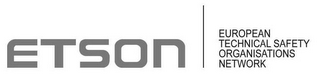 ETSON - EUROPEAN TECHNICAL SAFETY ORGANISATIONS NETWORK logo