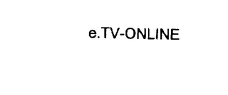 E.TV-ONLINE logo