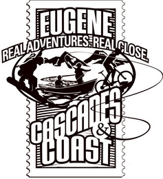 EUGENE CASCADES & COAST. REAL ADVENTURES. REAL CLOSE. logo