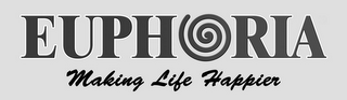 EUPHORIA MAKING LIFE HAPPIER logo