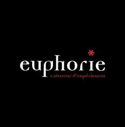 EUPHORIE CRÉATEUR D'EXPÉRIENCES logo