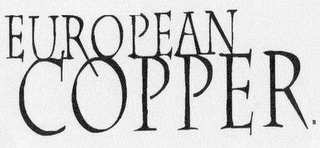 EUROPEAN COPPER logo