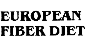 EUROPEAN FIBER DIET logo