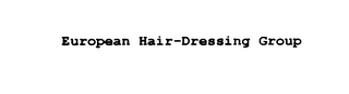 EUROPEAN HAIR-DRESSING GROUP logo