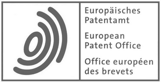EUROPÄISCHE PATENTAMT     EUROPEAN PATENT OFFICE     OFFICE EUROPÉEN DES BREVETS logo