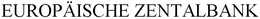 EUROPÄISCHE ZENTALBANK logo