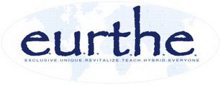 E.U.R.T.H.E. EXCLUSIVE UNIQUE REVITALIZE HYBRID EVERYONE logo