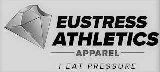 EUSTRESS ATHLETICS APPAREL I EAT PRESSURE logo