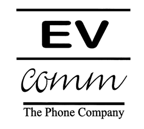 EV COMM THE PHONE COMPANY logo
