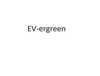 EV-ERGREEN logo
