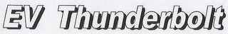 EV THUNDERBOLT logo