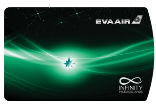 EVA AIR INFINITY MILEAGELANDS logo