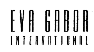 EVA GABOR INTERNATIONAL logo