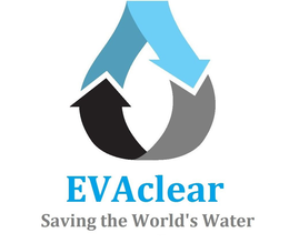 EVACLEAR SAVING THE WORLD'S WATER logo