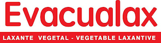 EVACUALAX LAXANTE VEGETAL-VEGETABLE LAXANTIVE logo