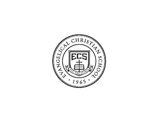 EVANGELICAL CHRISTIAN SCHOOL 1965 logo