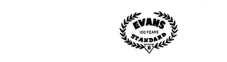 EVANS 100 YEARS STANDARD E logo