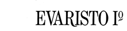 EVARISTO Iº logo