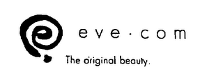 EVE.COM THE ORIGINAL BEAUTY logo