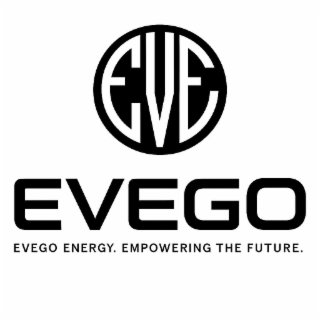 EVEGO ENERGY. EMPOWERING THE FUTURE. logo