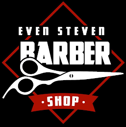EVEN STEVEN BARBER SHOP logo