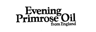 EVENING PRIMROSE OIL FROM ENGLAND logo