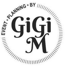 EVENT · PLANNING · BY GIGI M logo