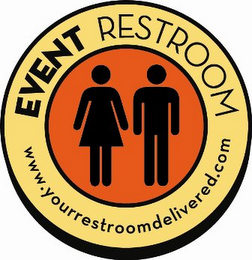 EVENT RESTROOM WWW.YOURRESTROOMDELIVERED.COM logo