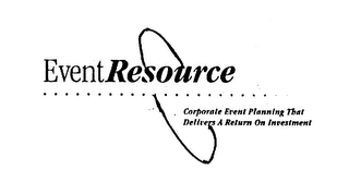 EVENTRESOURCE CORPORATE EVENT PLANNING THAT DELIVERS A RETURN ON INVESTMENT logo