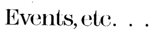 EVENTS, ETC... logo